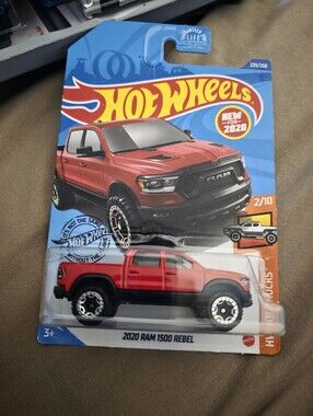 Hot Wheels 2020 RAM 1500 Rebel Toy Truck - Red